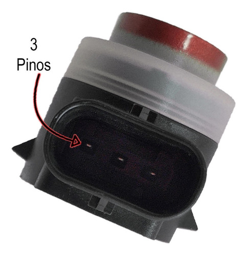 Kit 2 Sensor Estacionamento Vermelho Onix Tracker 21/23 Gm