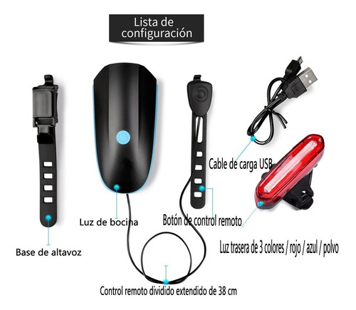 Con Embrague Eléctrico + Kit De Luces De Bicicleta Delantera