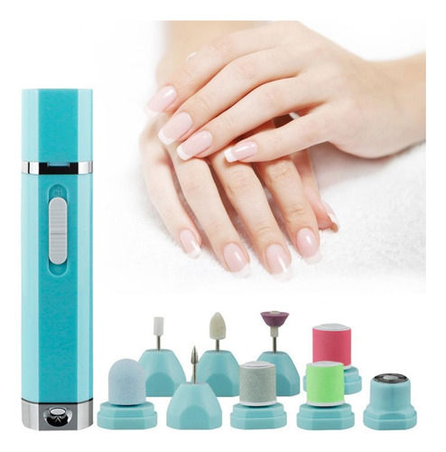 Torno Portátil 9 En 1 Uñas Pedicura Premium Alta Calidad