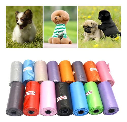 Cata Fezes Refil Kit 3 Rolos 45 Saquinhos Sacola Pet Higiene