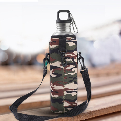 Botella De Agua Para Deportes Al Aire Libre, 1 Litro, Bolsa