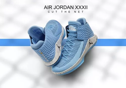 Tenis Nike Air Jordan Xxxii 32 Azul Originales Nuevos N Caja Envío gratis