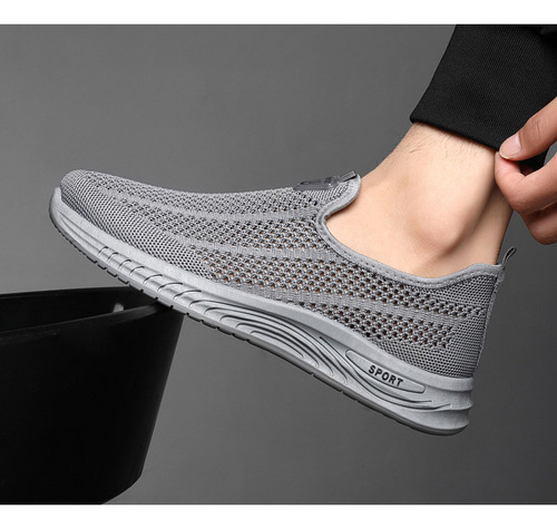Zapatos Deportivos Ligeros Hombre, Transpirables Y Cómodos