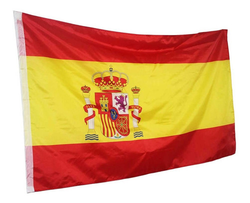 Bandeira Da Espanha Dupla Face - 90cm X 150cm