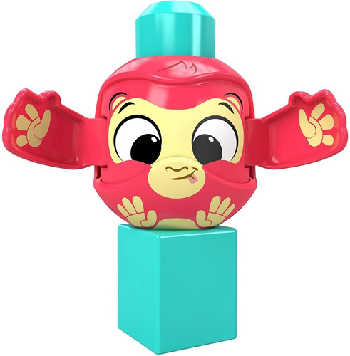 Figura Mega Bloks Peek-a-blocks Mono Fisher Price