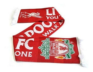 Liverpool FC Liverpool FC rojo blanco y Bar Bufanda oficial