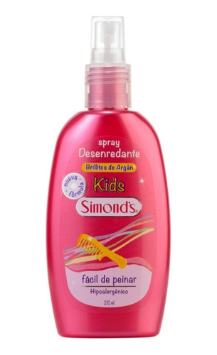 Simonds Spray Desenredante Brillitos De Argán 210ml.