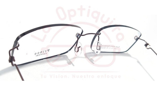 Imagen 4 de 5 de Armazon Tipo Micromega Acero Inoxidable Super Elastico Super Ligero Oftalmico