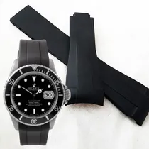 Comprar Correa Extensible Negro 20mm Para Rolex Submariner Y Otros