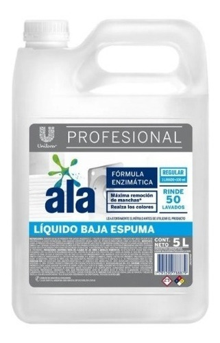 Jabon Liquido Ala Baja Espuma X 5 Lts