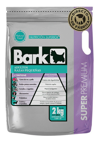 Croquetas P/ Perro Super Premium  Bark Adulto Razas Pequeñas