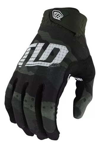 Guantes Troy Lee Desings Para Bici Air Glove Camo Greenblack