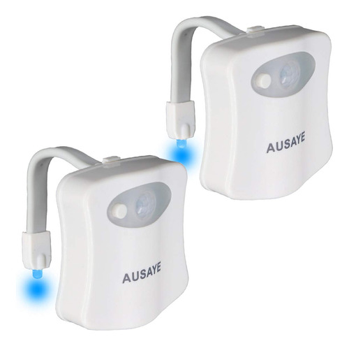 Ausaye - Paquete De 2 Luces Nocturnas Activadas Con Sensor D