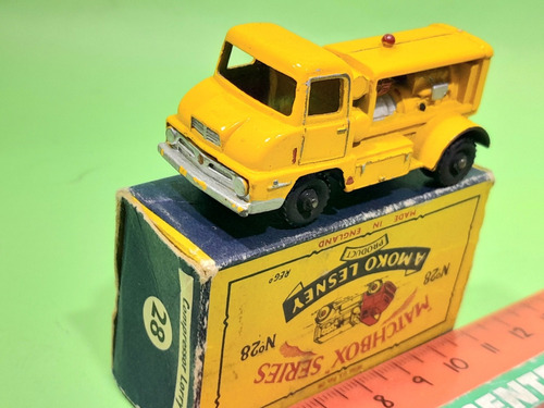 Matchbox England Nro 28 Ford Thames Compresor 1959 Original 