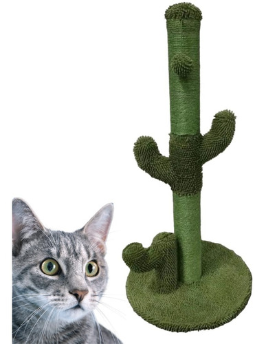 Imagen 1 de 5 de Rascador Para Gatos, Torre Árbol Cactus Grande / Codystore