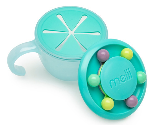 Recipiente Comida Bebé Ábaco Menta 200 Ml Snack Alimentación