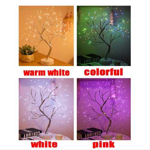 Árbol Artificial Led Con Batería De Luces/usb