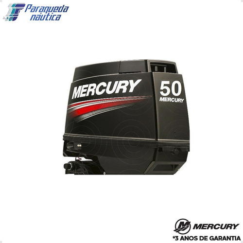 Imagem 4 de 6 de Motor De Popa Mercury 2 Tempos 50hp Elpto 3 Cilindros