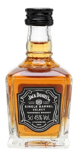 Miniatura Jack Daniels Single Barrel Select de 50 ml (vidrio)