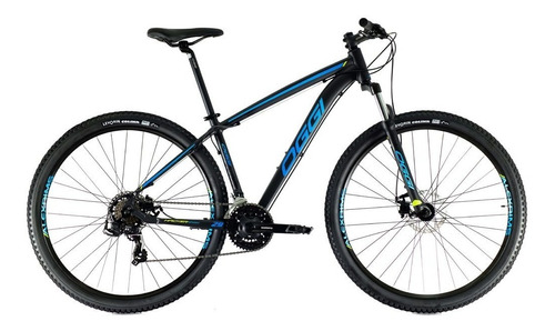 Bicicleta Mtb Aro 29 Oggi Hacker Sport 2021 Preto / Azul