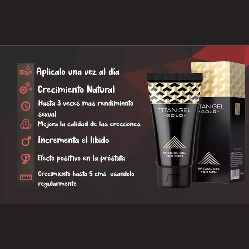 Pack Titan Gel Gold + Titan Gel Black Crecimiento Del Pne N/a