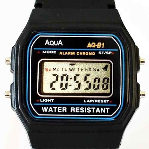 Relógio Original Aqua Waterproof A Prova Dagua Aq 81