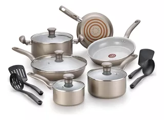 Juego De Utensilios De Cocina Antiadherentes T-fal Initiativ