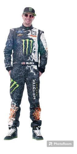 Mono Traje De Carreras Karting Ken Block Personalizable