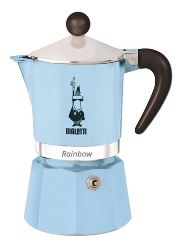 Bialetti Rainbow 3 Cups - Azul claro