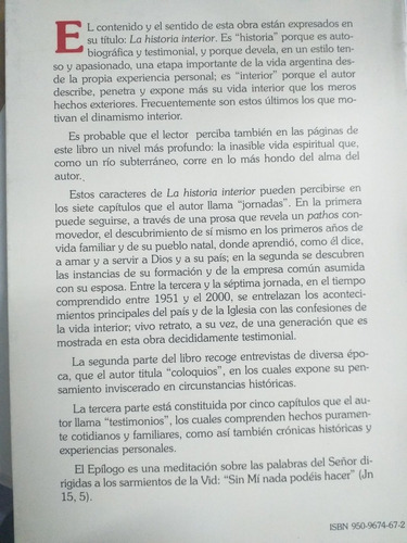 La Historia Interior (Usado)