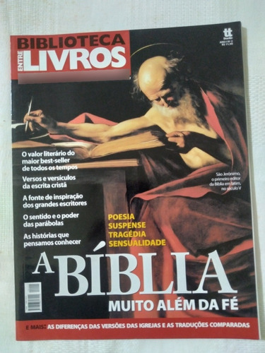 Revista Entre Livros Biblioteca 2 A Biblia Especial 100 Pgs