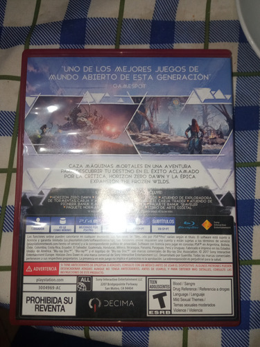 Juego Horizon Zero Dawn Edición Completa (Usado)