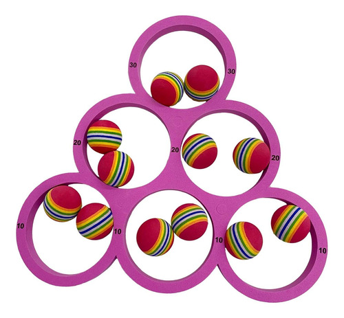 Juego De Lanzamiento De Piscina, Juego De Piscina, Rosa Roja