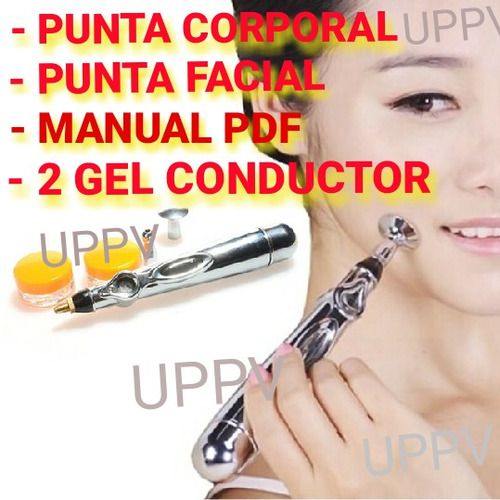 Masajeador Electroacupuntor Acupuntor Electronico Gel+manual