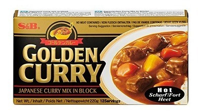 Curry Japones Negro S & B Golden Curry Hot Sauce Mix 220 Gr.