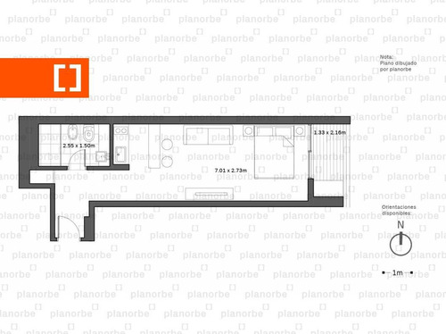 Venta De Apartamento Obra Construcción Monoambiente En Malvín, Torre Arenas Unidad 713