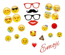 Comprar Photo Booth Emojis Emoticones Props Kit Imprimible Fiesta
