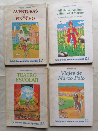 Lote 7 Libros Escolar El Tesoro Del Inca