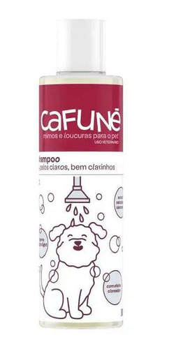 Shampoo Cães Gatos Com Pelos Claros - Camomila Cafuné 300ml