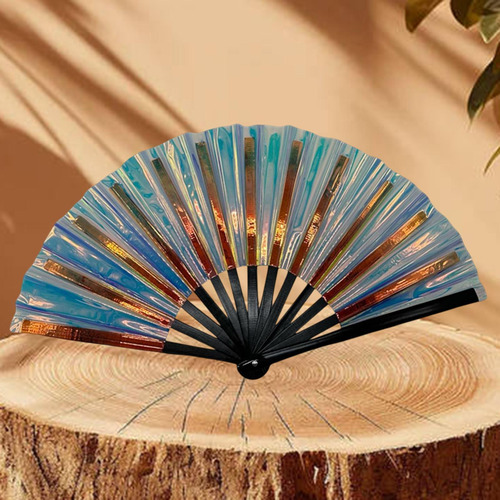 Accesorios De Decoración De Ventiladores De Azul Colorido