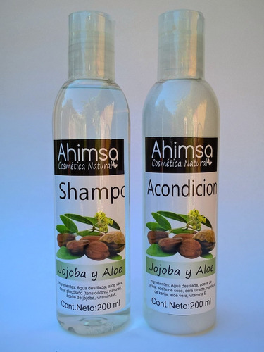 Shampoo + Acondicionador Naturales Y Veganos - Ahimsa