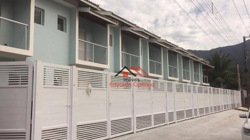 Casa Com 2 Dormitórios À Venda, 105 M² Por R$ 320.000,00 - Massaguaçu - Caraguatatuba/sp - Ca0426