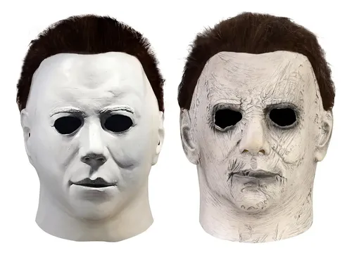 Noufun Máscara De Michael Myers Para Adultos – Látex De Cabeza Completa Con Pelo, Incluye Cuchillo Y Llavero, Ideal Para Halloween