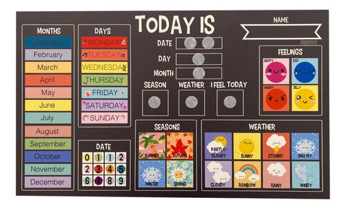 Calendario De Aprendizaje Con Ilustraciones Para Niños