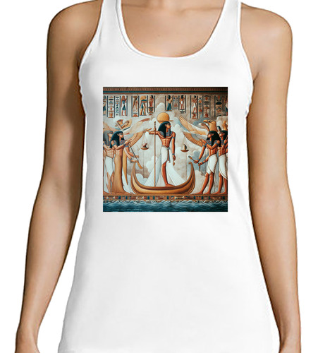 Musculosa Mujer Osiris Resurrección Y Juicio Egipto M3