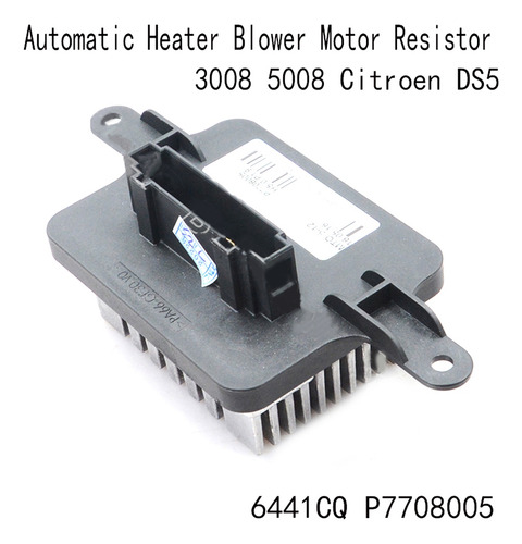 Resistor De Motor Ventilador Y Calentador Automático 6441cq