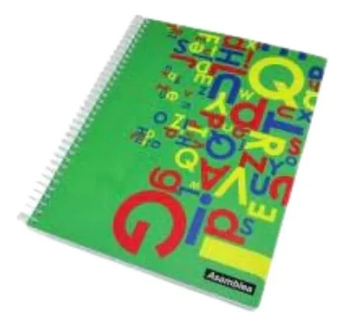 Cuaderno Cuadriculado Asamblea 21x27 C/espiral X 100 Hojas