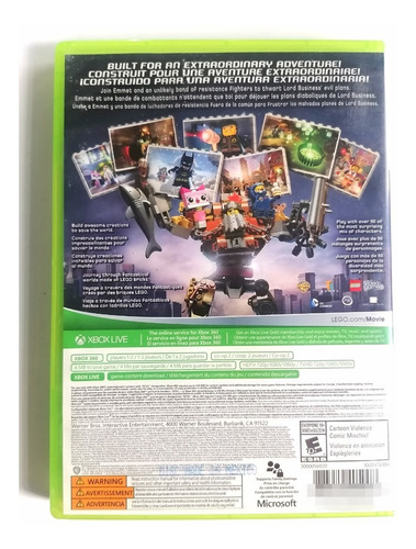 The Lego Movie Videogame Xbox 360 (Reacondicionado)