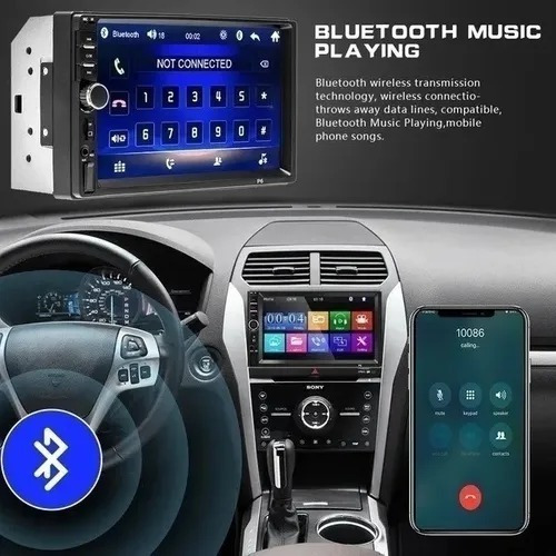 Pantalla Táctil 7 En Con Camara De Reversa Para Auto Estéreo