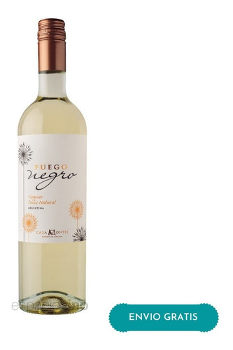 Imagen 1 de 5 de Vino Fuego Negro Viognier Dulce Natural X6 *envios Gratis*